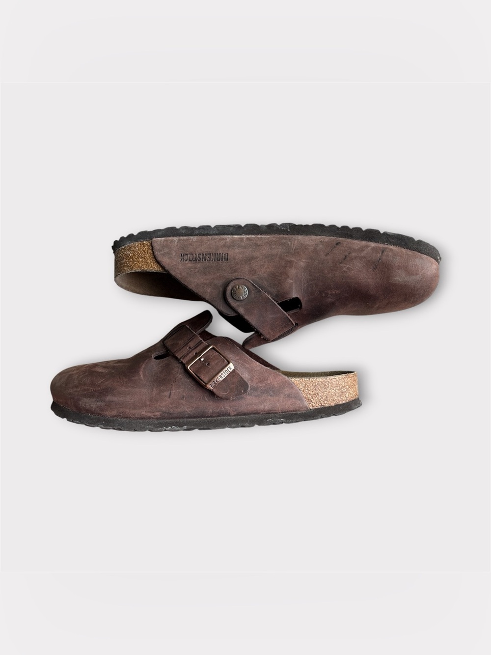 Birkenstock Boston Clog Habana Oiled Leather size 41 W10/10.5